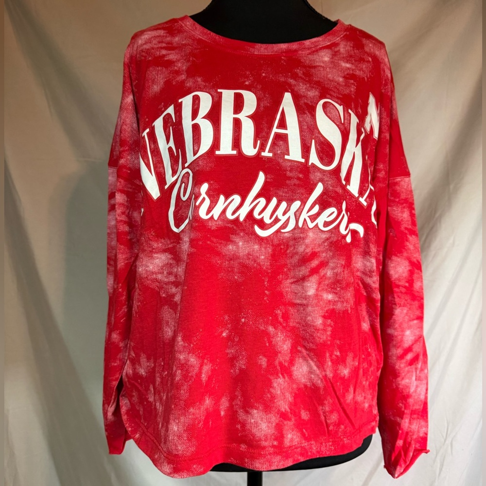 NCAA Nebraska Cornhuskers Tie-Dye T-Shirt 🌽❤️‎